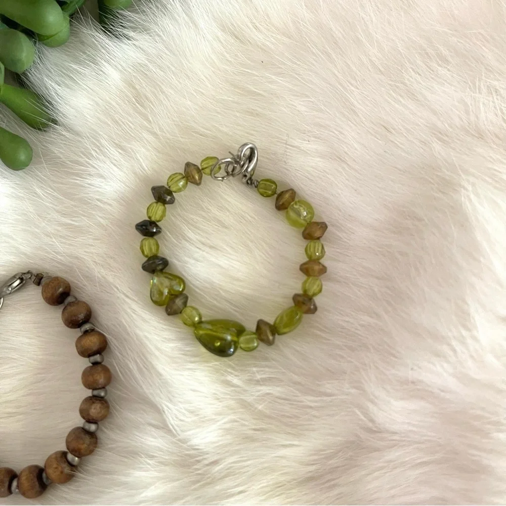Homemade Beaded Baby Bracelets Bundle of Two